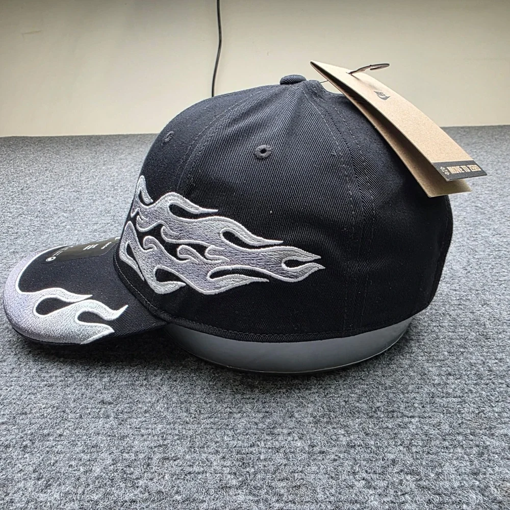 Nike Club Structured OG Flame Cap Black M/L IH9258-010, NWT Adjustable
